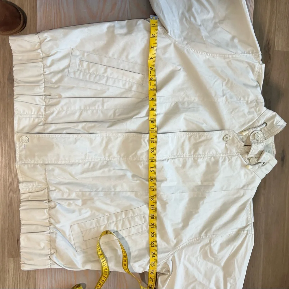 London Fog Bomber Jacket size Large in neutral beige